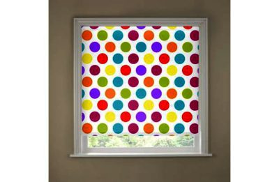 Multi Spots 4ft Blackout Roller Blind. Multi Spots 4ft Blackout Roller Blind.